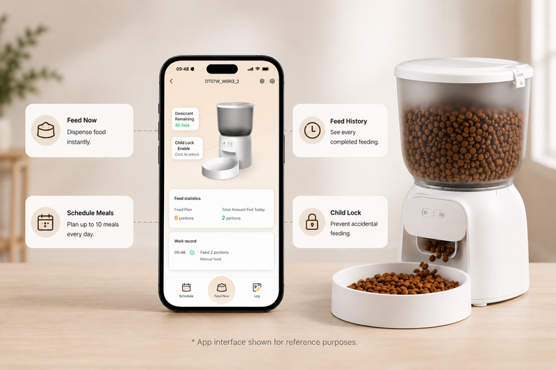 PawTime Smart WiFi Feeder — Standard