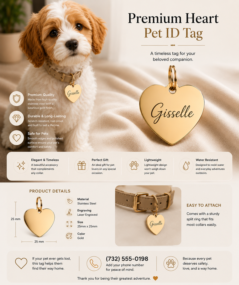 PawTime Engraved ID Tag