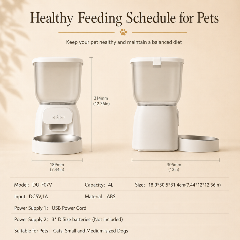 PawTime Smart WiFi Feeder — With Camera