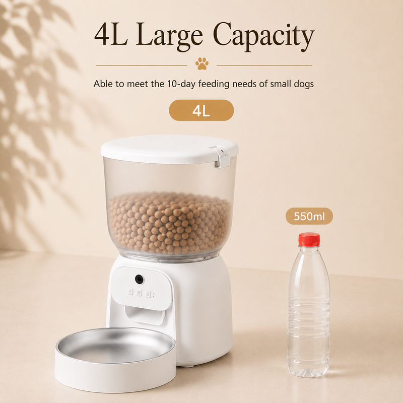 PawTime Smart WiFi Feeder — With Camera