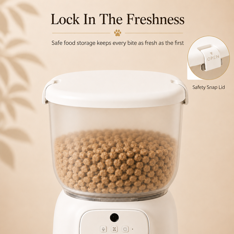 PawTime Smart WiFi Feeder — With Camera