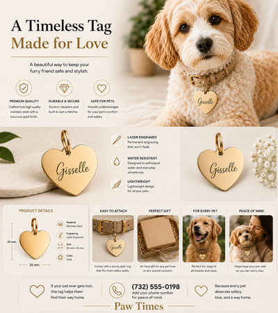 PawTime Engraved ID Tag