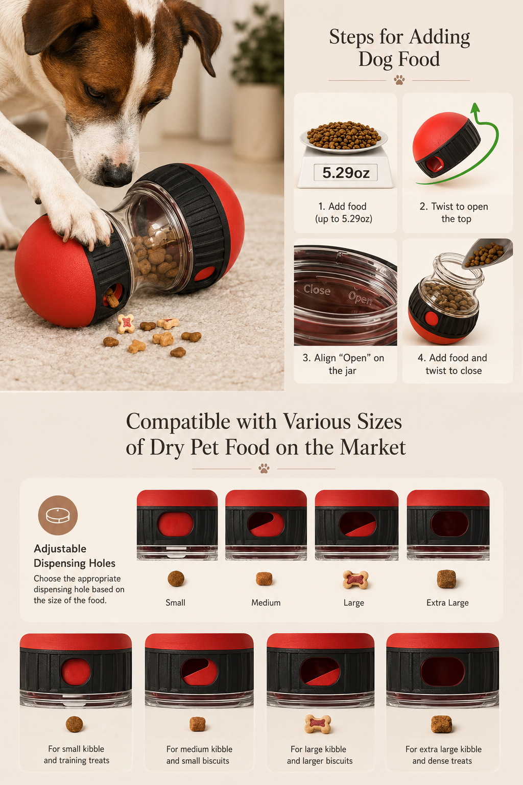 PawTime Treat Roller Ball
