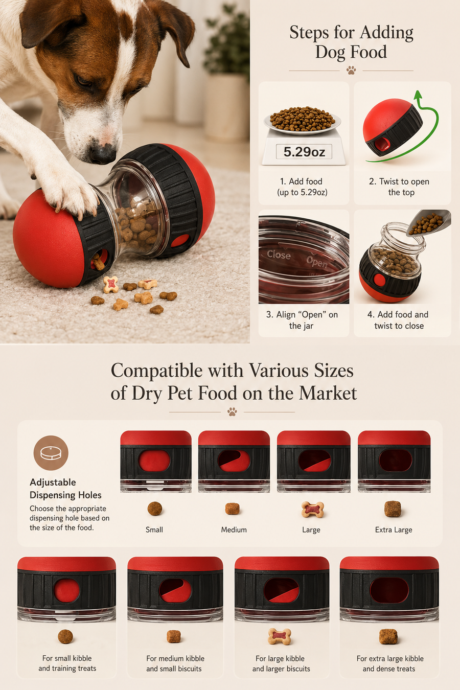 PawTime Treat Roller Ball