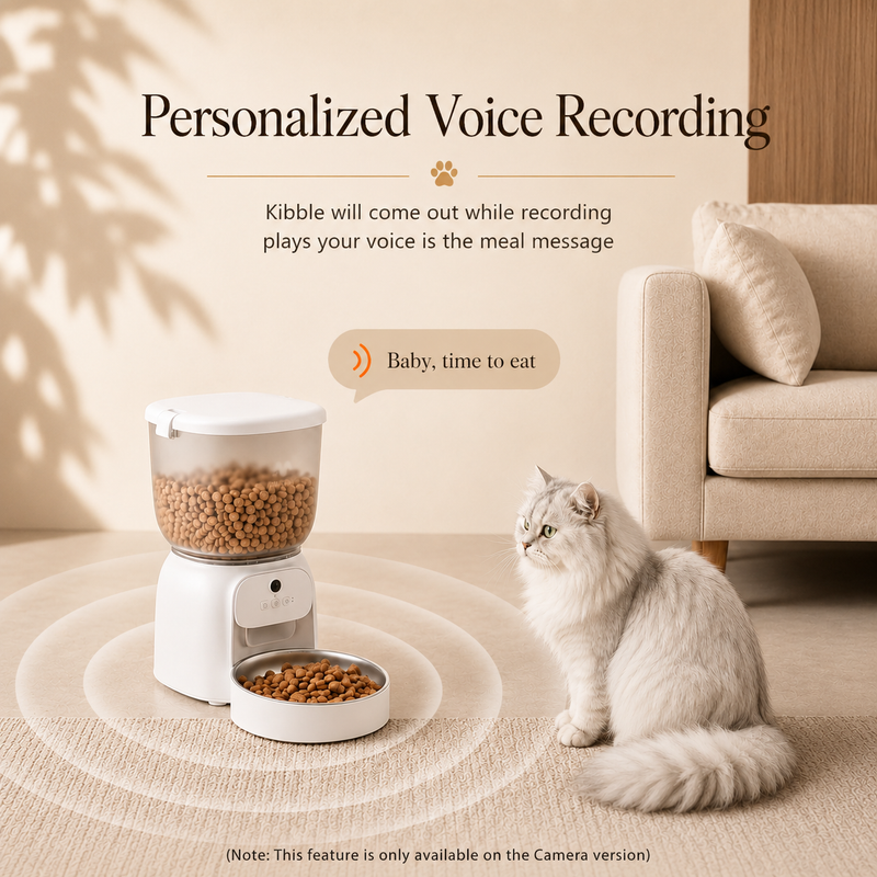 PawTime Smart WiFi Feeder — With Camera