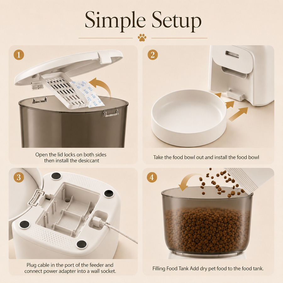 PawTime Smart WiFi Feeder — Standard