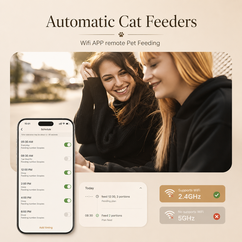 PawTime Smart WiFi Feeder — Standard